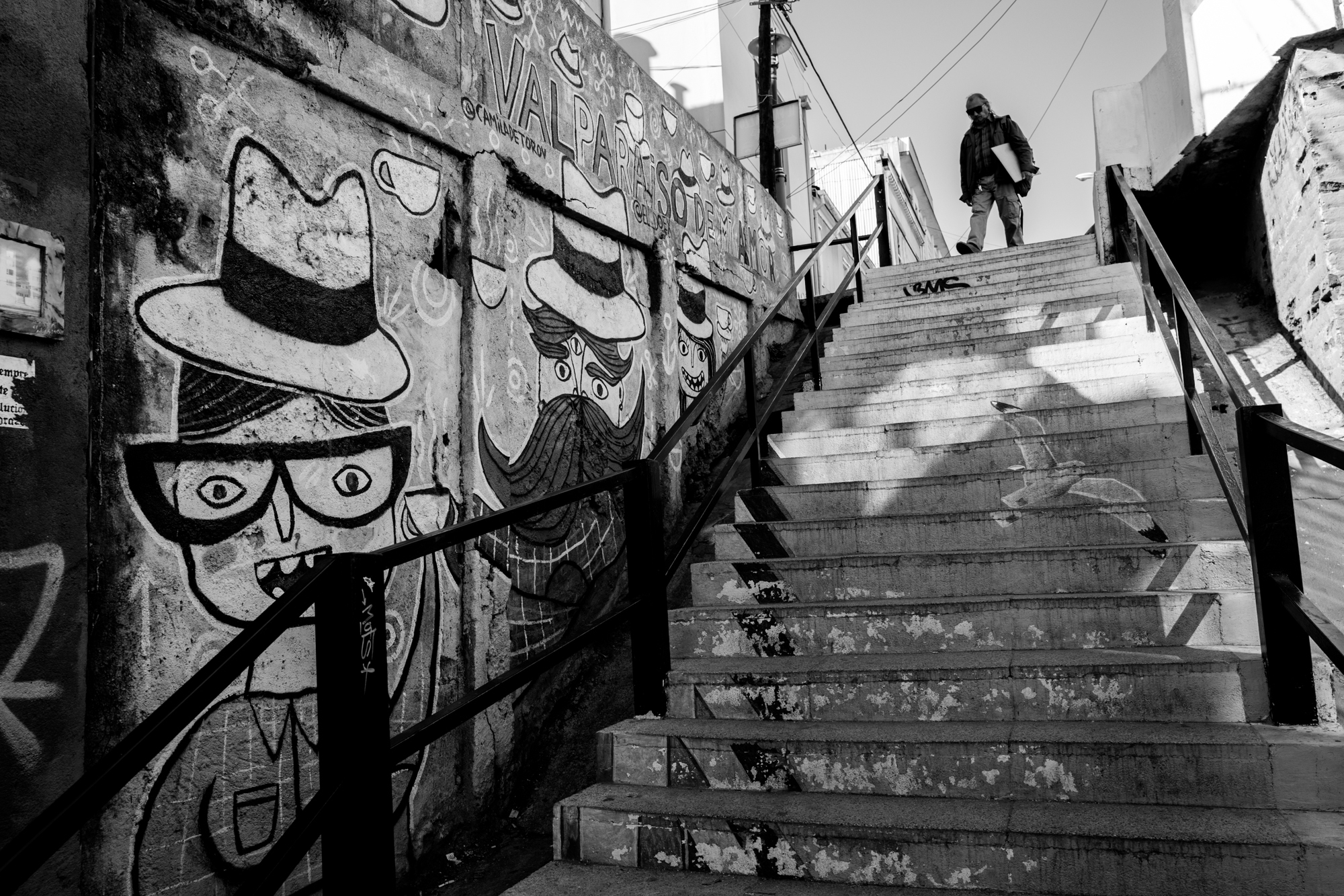Street photography in Chile 2023 b/w